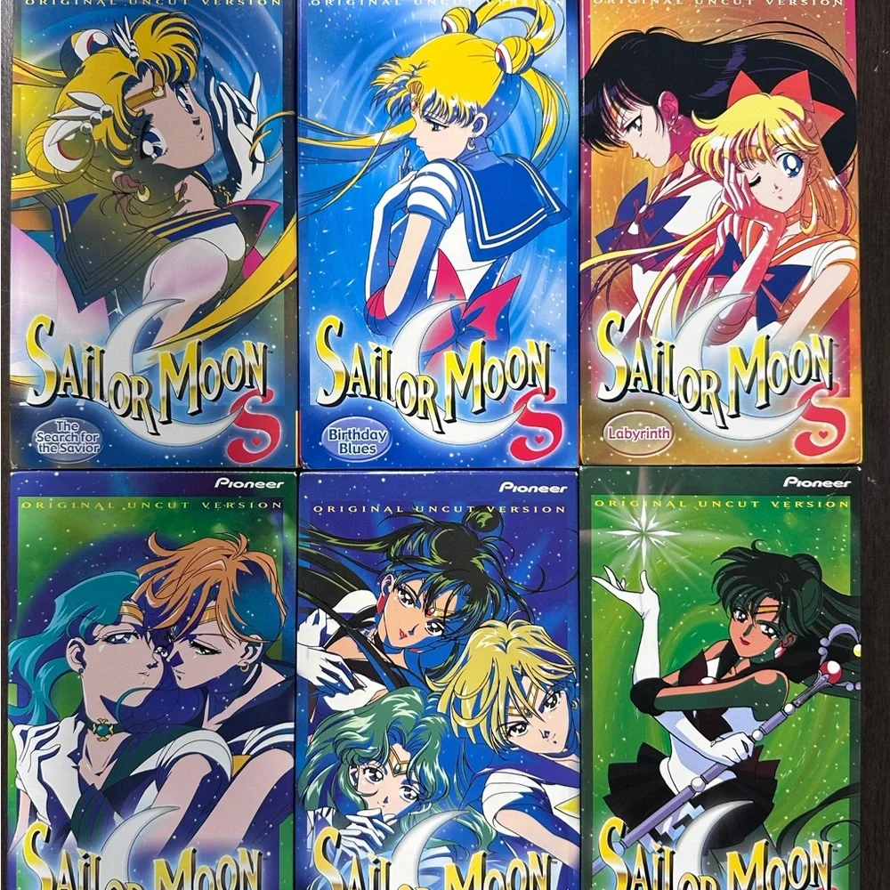 PIONEER Sailor Moon S VHS Collection - Multicolor - Picture 1 of 11